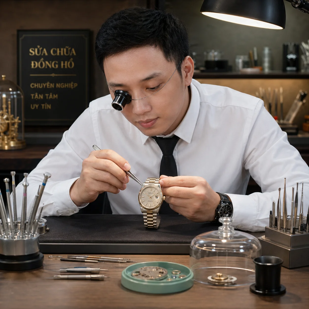 Thợ sử đồng hồ Rolex
